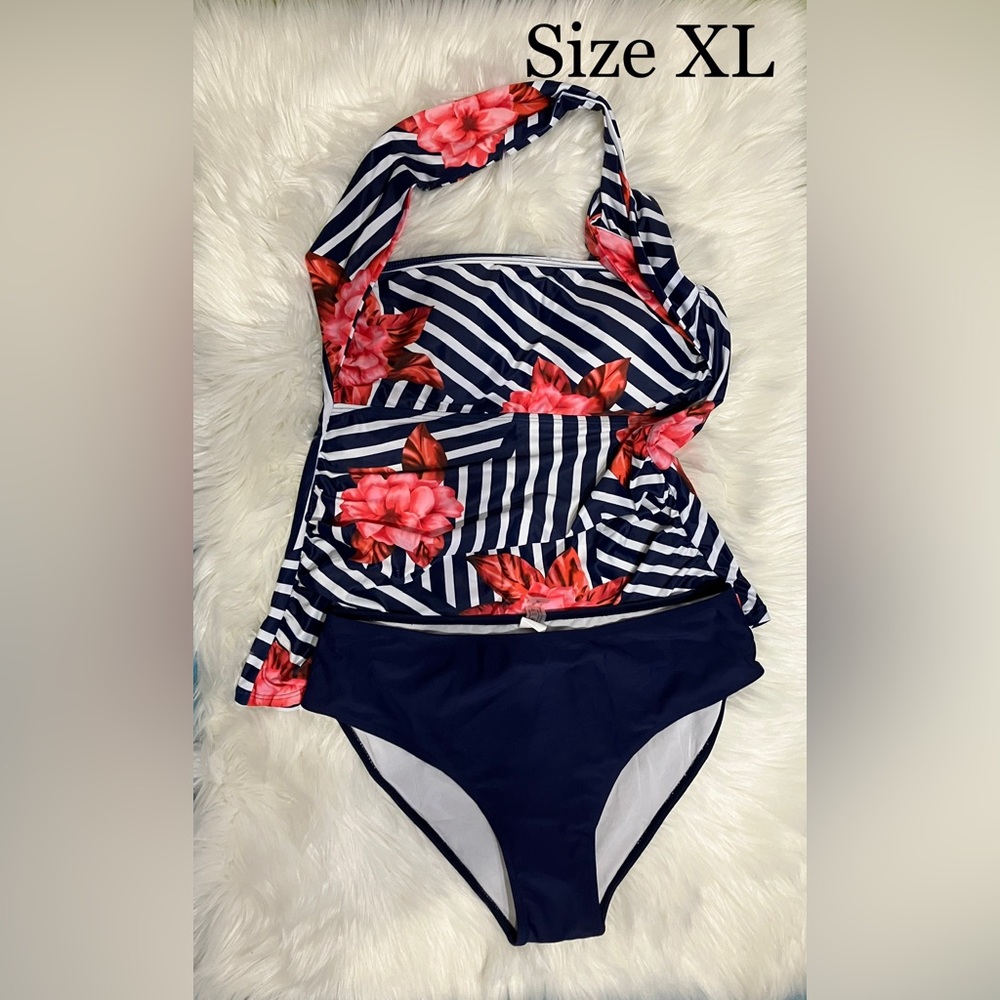 Women’s 2 Piece Tankini Swimsuit Size XL